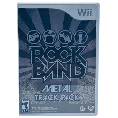 Rock Band: Metal Track Pack (Nintendo Wii) CIB Complete Tested Game w/ Manual - Image 1 of 4