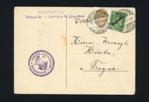 Deutschland 1928 Amtsgericht Neukirchen Postkarte Ganzsachen - Bild 1 von 2