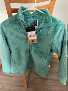 The North Face Girl Osolita Full Zip Jacket Wasabi Green M 10 NWT - Picture 1 of 4