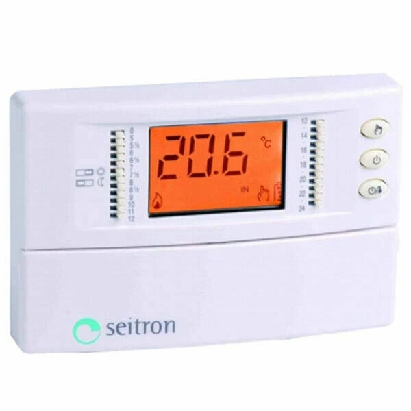 Seitron Cronotermostato Freetime Plus - Bianco (411-3606)