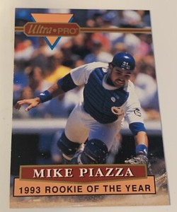 Mike Piazza 1994 Rembrandt Ultra Pro #2 of 6 1993 Rookie Of The Year