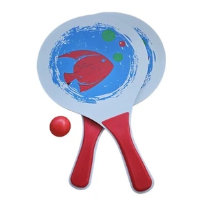 Beach Rackets With Ball Set Beach Garden indoor/outdoor Games Family Time New UK - Picture 1 of 2