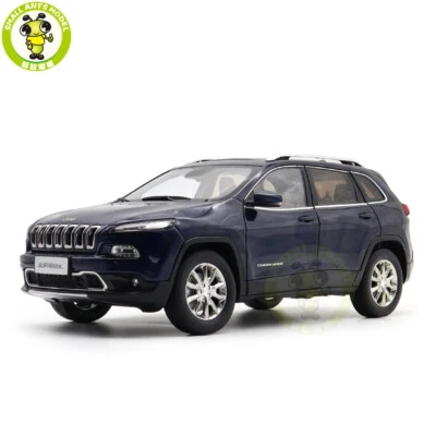 1/18 Jeep Cherokee 2019 Blue Diecast Model Toy Car Gifts For Friends - Image 1 of 4