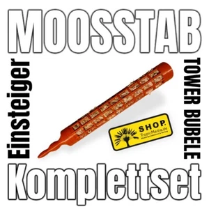 Moosstab Komplettset Einsteiger Tower Bubele BRAUN -Rankstab Pflanzenstab Stütze - Bild 1 von 7