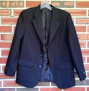 Van Heusen Anzug separat schwarz Drei-Knopf Blazer Jacke Jungen Größe 14 Reg Neu ohne Etikett - Bild 1 von 3