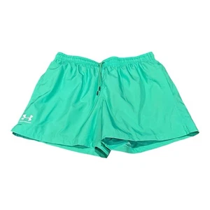 Under Armour Herren Volley Shorts Größe L neongrün Mesh gefüttert Logo neu mit Etikett $ 45 - Bild 1 von 4