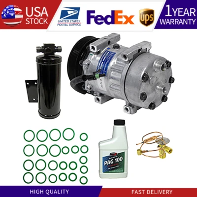 For A/C Compressor, Driers, Seal, Orif Tube & Oils Kit 1994-1995 Jeep Wrangler - Image 1 of 4