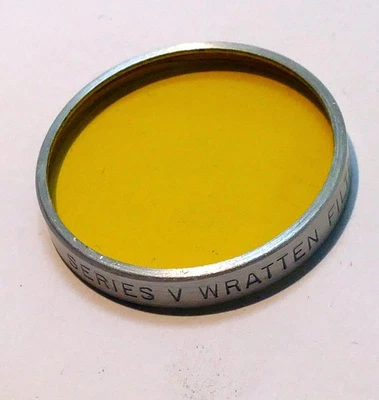 Kodak K2 Yellow glass lens Filter 30mm OD drop in series V #5 - Image 1 of 4
