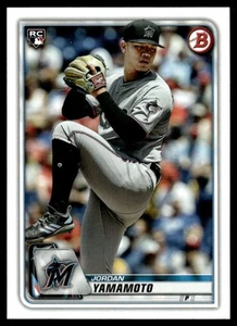 2020 Bowman Jordan Yamamoto Rookie Miami Marlins #6 - Picture 1 of 2