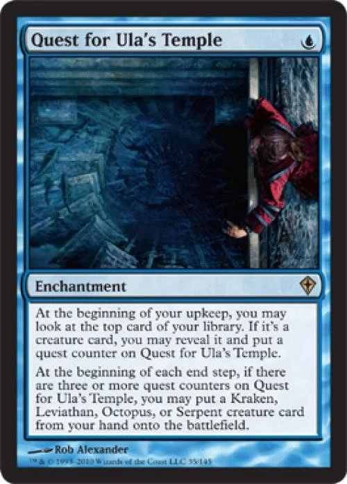 MTG English Quest for Ula's Temple NM Normal Worldwake - Image 1 of 1