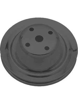 Trans-Dapt Water Pump Pulley V-Belt 1 Groove 6.300 in Diameter Steel Bla (8604) - Image 1 of 4