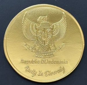Republic of Indonesia Diversity Immigration Medal Coin - Picture 1 of 2