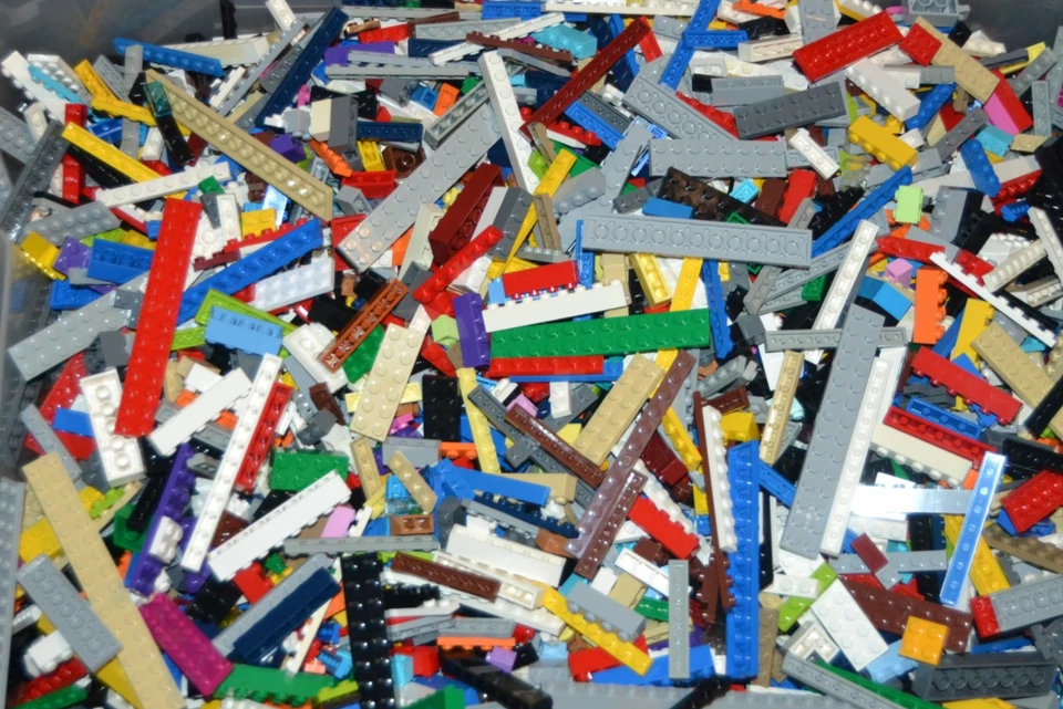 200x LEGO® Basis Basic Grundbausteine Legosteine,  bunt gemischt Konvolut - Bild 1 von 1