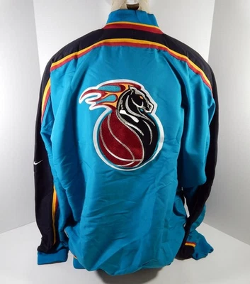1997-98 Detroit Pistons Game Issued Teal Warm Up Jacket XL DP50860 - Image 1 of 4