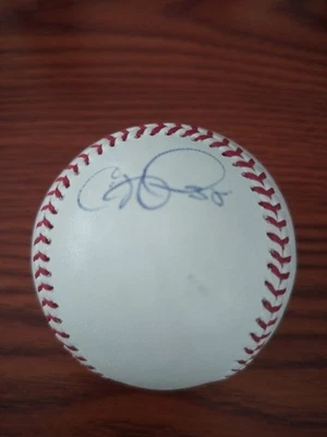 Cole Hamels AutographedOMLB Baseball Phillies Braves Rangers - Image 1 of 4