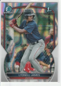 Lyonell James 2023 Bowman Chrome Prospects #BCP-118 Lava Refractor /399 1st - Picture 1 of 2