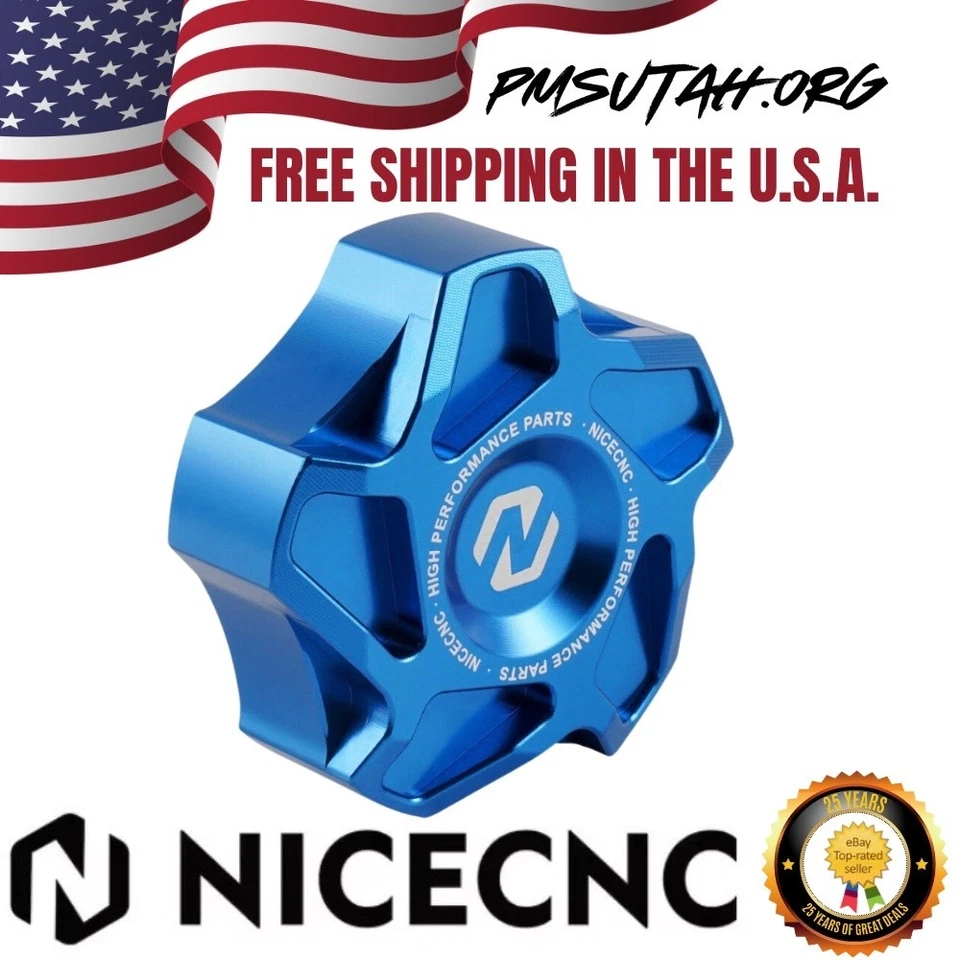 Gas Cap 2015-2017 Polaris Sportsman X2 570 Fuel Petrol Tank Lid Aluminum Blue - Image 1 of 4