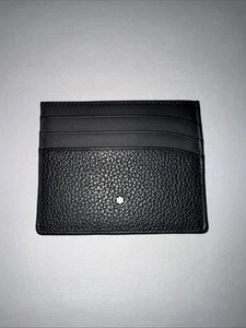 Mont Blanc Geldbörse schwarz Leder - Bild 1 von 2