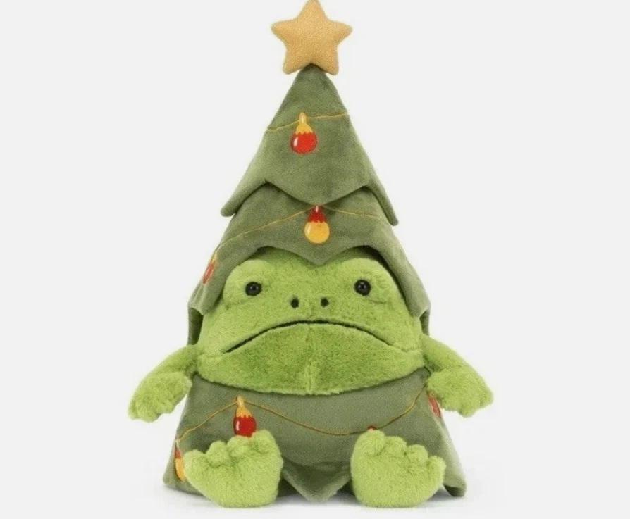 Jellycat Christmas Tree Ricky Rain Frog Plush, NWT - This Year's Hot Gift - Image 1 of 1