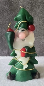 Vintage Candleland Weihnachtsbaum Santa Handarbeit Figur Kerze 90er Vintage EUC süß - Bild 1 von 11