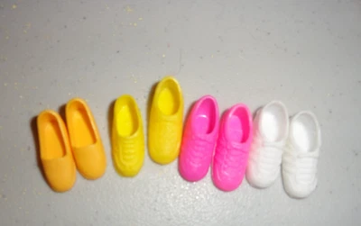 Vintage Francie / Skipper Flat Shoe Lot 4 Pair - Image 1 of 4