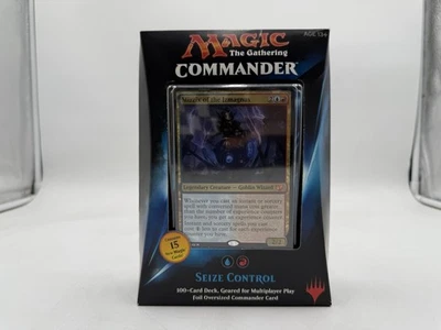 Magic: the Gathering Commander Seize Control 100 Card Deck w/Oversized Card - Image 1 of 4