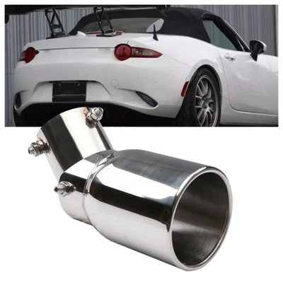 For Mazda Miata MX-5 MX5 Exhaust Pipe Tip Rear Tail Muffler Stainless Steel - Image 1 of 4