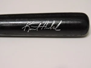 VINTAGE 1980's 16 Inch, Kent Hrbek Black/Silver  Mini Bat,  Minnesota Twins!! - Picture 1 of 3