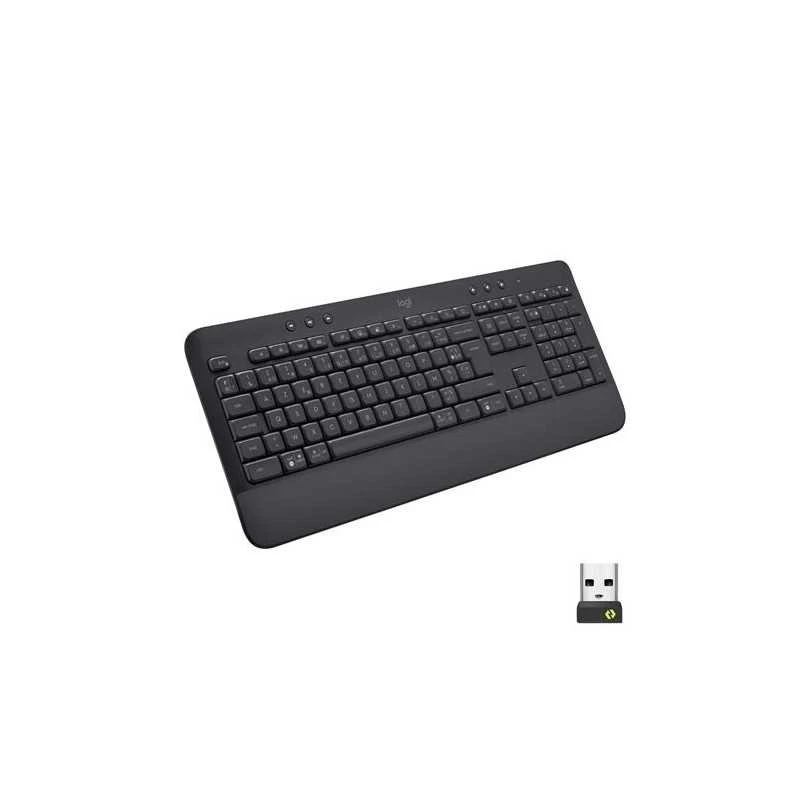 Clavier ergonomique sans fil Logitech Signature K650 Gris graphite - Photo 1/1