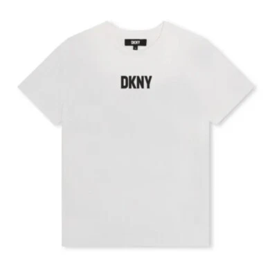 DKNY White T-shirt Age 16 GENUINE #R9 - Image 1 of 4