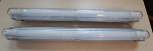 2 x LED Wannenleuchte - T8, 10W, 4000K. 900lm, 60cm - Fast wie Neu - Bild 1 von 7