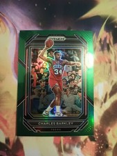2022 SIR CHARLES BARKLEY PANINI PRIZM #300 GREEN SP CARD HOF PHILADELPHIA 76ERS