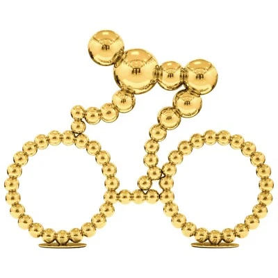 Decoración de estatua deportiva dorada - Decoración de escultura de chimenea, decoración de bicicleta de una pieza... Foto 1 de 4