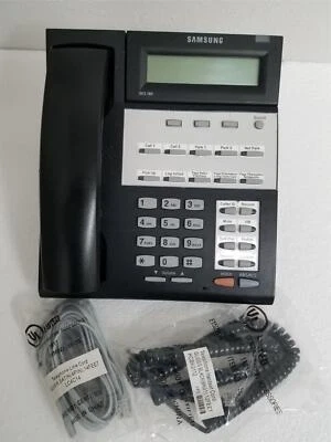 Samsung Falcon iDCS 18D Digital Display Telephone Black LCD Phone w/ new Cords - Image 1 of 3