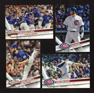 2017 Topps ~ CHICAGO CUBS ~ 41 card Team Set Series 1 & 2 with Update - Picture 1 of 6