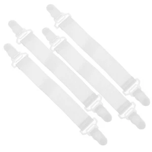 4 Pcs Bed Straps Suspender Clips Adjustable Fastening Belt Hook Suspenders - Picture 1 of 12