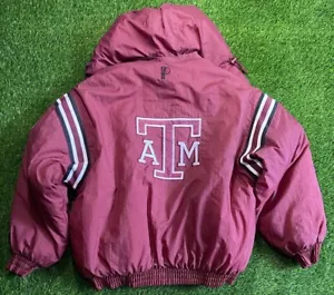 Vintage Reversible Texas A&M Aggies Jacket Pro Player Sz XXL 90s - Rare - Picture 1 of 17