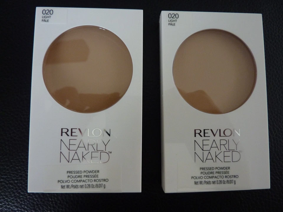 Revlon Nearly Naked Pressed Powder - LIGHT # 020 - TWO - Both Brand New /Sealed - Image 1 of 1