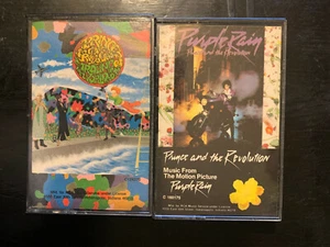 Rare Prince Cassette Lot, Purple Rain, Around The World In A Day, 80's New Wave - Picture 1 of 3