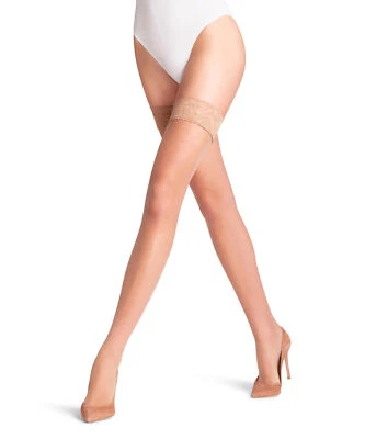 FALKE Shelina 12 DEN Damen Stay-Ups halterlose Strümpfe Sommer ultra transparent - Bild 1 von 4