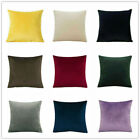 12"16"18"20"22"24" Large Velvet Plain Cushion Cover Pillow*Case*Home*Sofa*Decor 