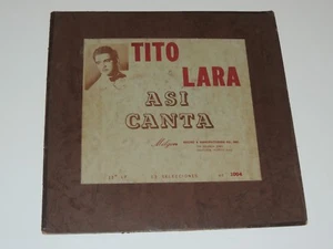 TITO LARA ASI CANTA Lp RECORD MILGON LATIN PUERTO RICO *SUPER RARE! - Picture 1 of 3