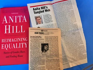 Book Anita Hill Signed w/Magazine Clippings Paperback - Imagen 1 de 8