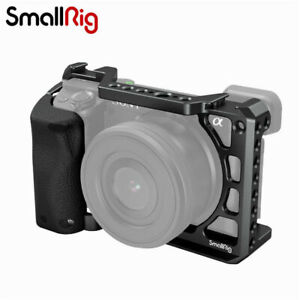 SmallRig A6400 Cage with Silicone Handgrip & Cold Shoe for Sony A6100/A6300