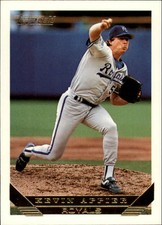 1993 Topps Gold Kansas City Royals Baseball Card #76 Kevin Appier