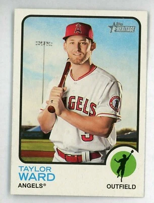 Taylor Ward 2022 Topps Heritage #421 Short Print SP Anaheim Angels - Image 1 of 2