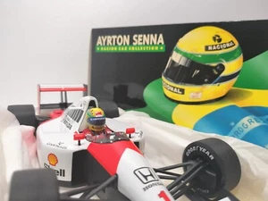 MINICHAMPS 1/18 McLaren Honda MP4/6 Ayrton Senna 1991 F1 Model Car Rare Japan - Picture 1 of 20