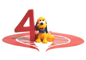 Disney Figurine Mickey Mouse Pluto #4 PVC Applause  - Picture 1 of 1