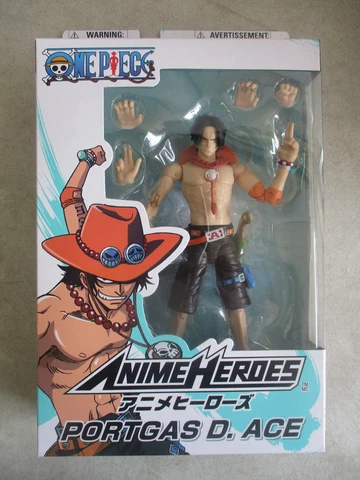 SEALED MIB 2021 ONE PIECE ANIME HEROES PORTGAS D. ACE 5" FIGURE BANDAI Cover
