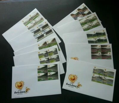 [SJ] Portugal Euro Football Stadium 2004 Sport Games (FDC complete set) - Image 1 of 4